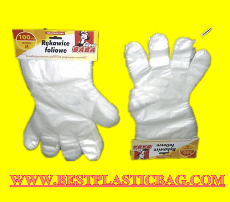guantes polivinílicos disponibles de los guantes de los guantes disponibles transparentes disponibles del polietileno