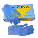 guantes disponibles del trabajo del vinilo libre del polvo de 12 pulgadas para los primeros auxilios, el cuidado médico y dental