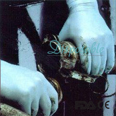 Fabricantes del guante del nitrilo, guantes libres del polvo del nitrilo, guante disponible del nitrilo