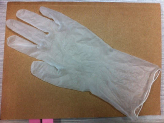 S estirable, M, L, XL guantes del vinilo de 12 pulgadas 100% no estériles libres del látex