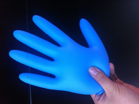 Guantes libres del polvo más grande que lo normal del nitrilo 3,5 guantes quirúrgicos libres del látex durable de la milipulgada